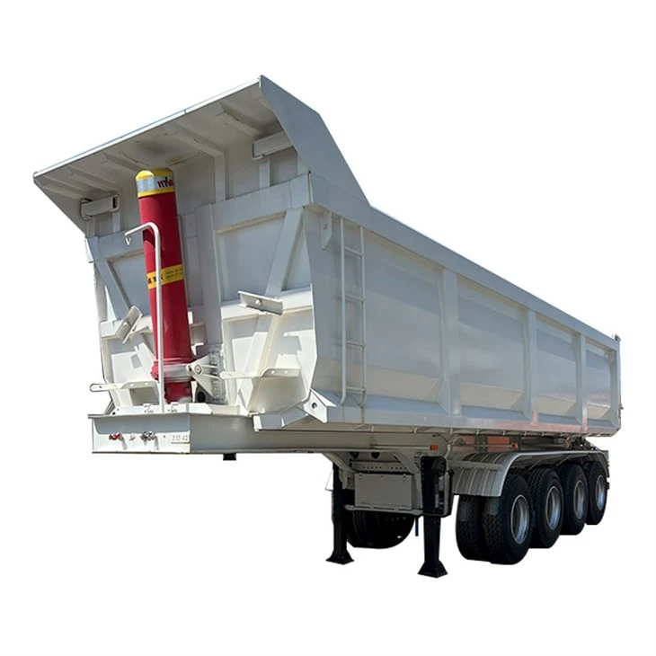 Four Axle Mining Dump Semi Trailer price